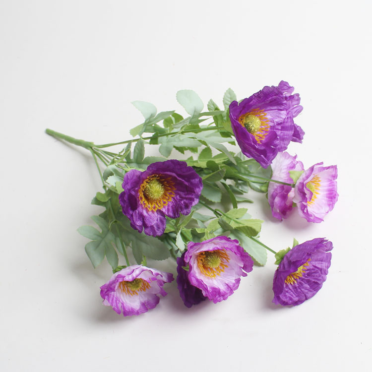 【尺寸】：9个花头花头 H：4cm.D:8cm总长：42cm单支净重：:51