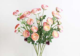 仿真花—5头茶花